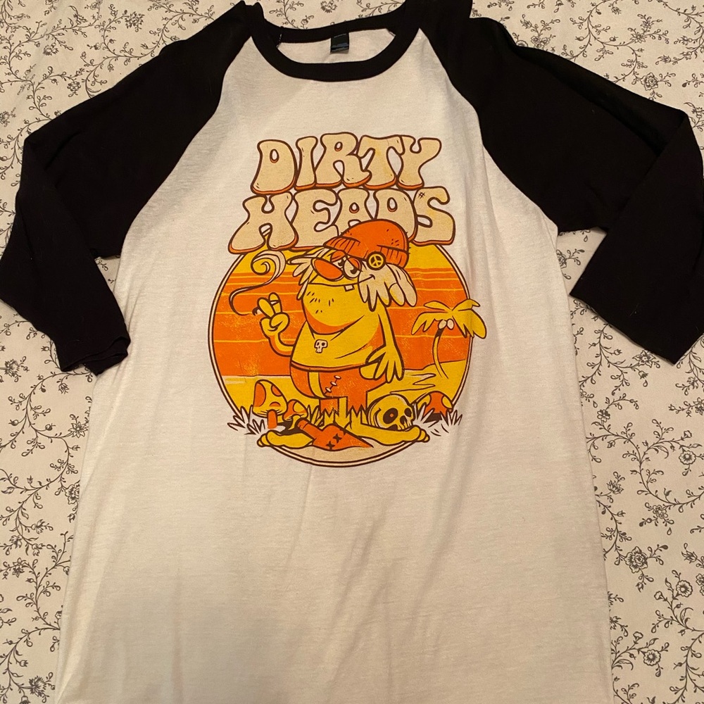 Dirty heads band baseball tee never worn